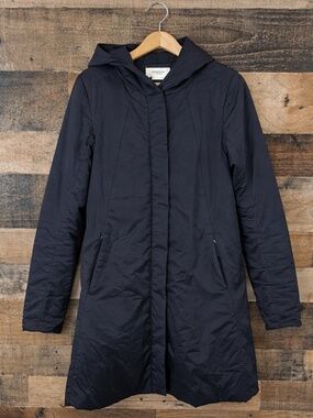 Ministry of Supply Lightweight Travel Coat Small Black Performance Jacket EUC